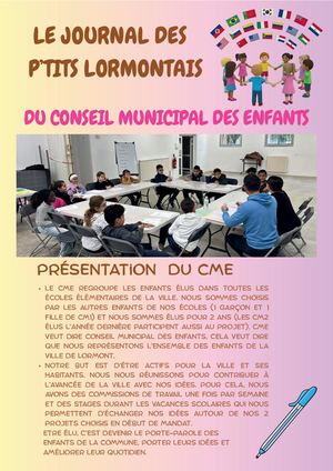 Journal des p'tits Lormontais CME 2026