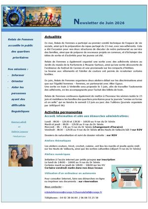 Newsletter Juin 2026