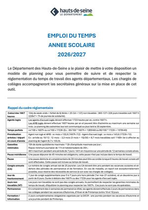 Fiche Mémo 2026 2027