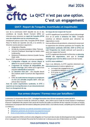 Cftc Bulletin D'information De Mai 2026 V2