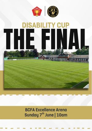 Disability Cup Programme 2025/26