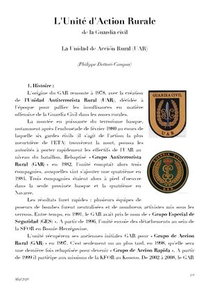 La Unidad De Acción Rural Dc V Snhpg