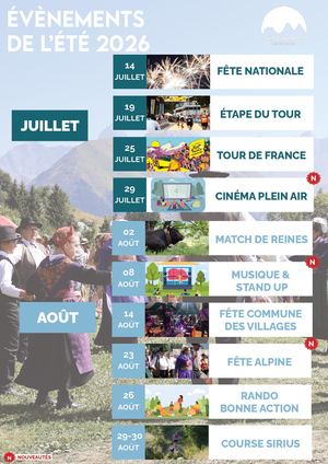 Calendrier Des Évènements Été 2026