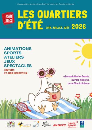 A4 Pdf Quartiers D'ete 2026 Les Carres
