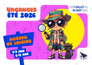 Accueils de loisirs - Vacances été 2026