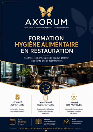 Formation hygiène alimentaire en restauration