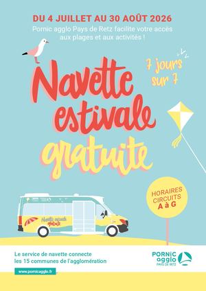 Horaires Navette estivale 2026