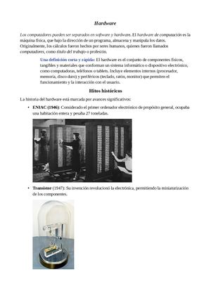 Hardware Y Ordenadores