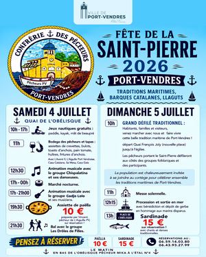FÊTE DE LA SAINT-PIERRE 2026 PORT-VENDRES