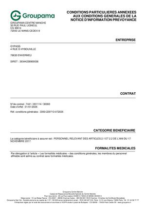 Gy 2026 Groupama Notice Prévoyance Cadres