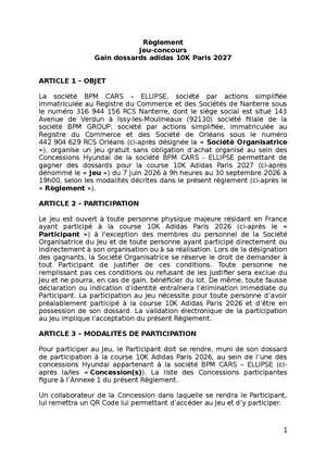 Règlement V1