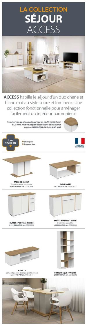 Plv Gamme 1500x400mm Audemi Sejour Access