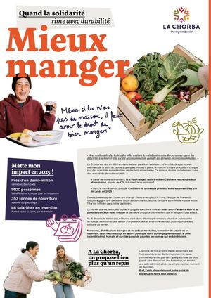 Mieux Manger : l'alimentation durable à La Chorba