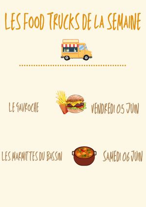 LES FOOD TRUCK DE LA SEMAINE