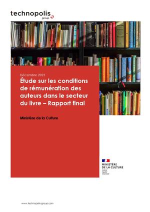 Étude sur les conditions de rémunération des auteurs de livres