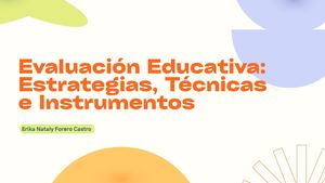 Evaluacion Educativa