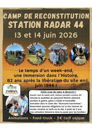 Programme Station Radar 44 Douvres Juin 2026