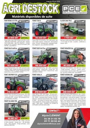 Promo Fendt - Groupe Cloué
