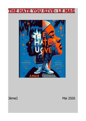 Magazine The Hate You Give