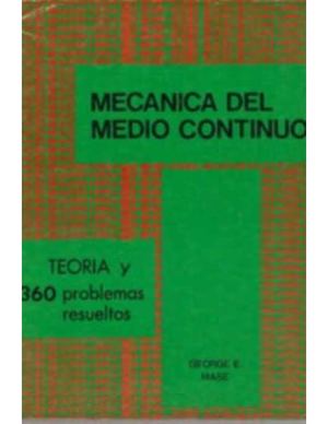 Mecanica Del Medio Continuo Schaum