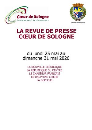 Revue Presse Coeurde Sologne S22