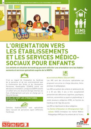 Les ESMS_Les prestations de la MDPH