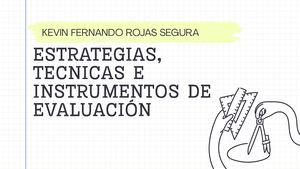 Estrategias, Tecnicas E Insturmentos Kevin
