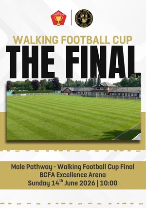 Walking Football Cup (Male) Programme - 2025/26
