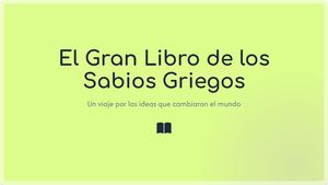 El Gran Libro De Los Sabios Griegos
