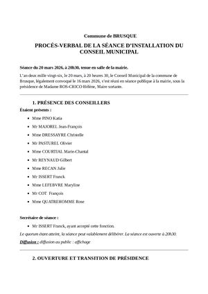 Cr Du 20 Mars 2026