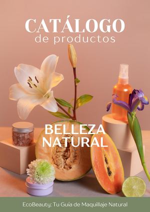 Catálogo Productos De Belleza Y Maquillaje Simple Multicolor