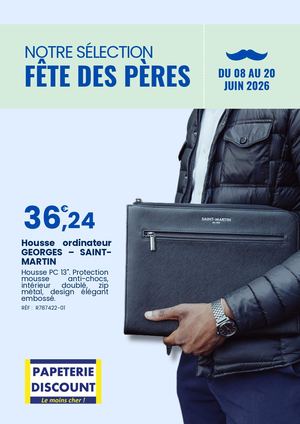 PAPETERIE DISCOUNT MARTINIQUE - Fête des pères 2026