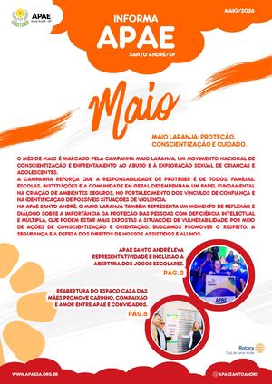Boletim APAE Informa - Maio 2026