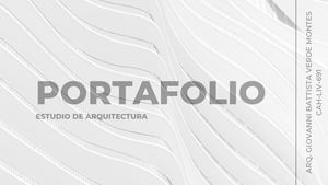 Portafolio Arq. Giovanni Verde
