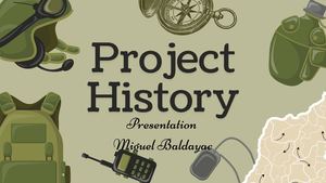 Olive Green Vintage Military History Project Presentation