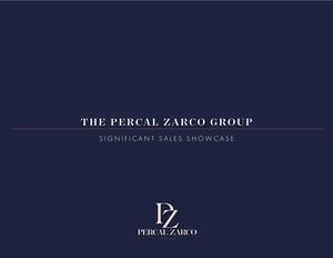 Percal Zarco Group - Significant Sales Book