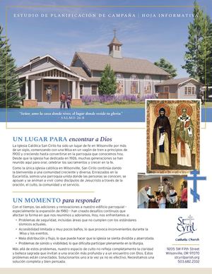 Cyril Wilsonville Fact Sheet Spanish