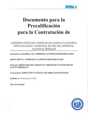 Nuevo Hospital Rosales Dom