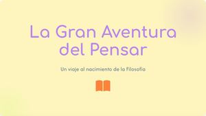 La Gran Aventura Del Pensar