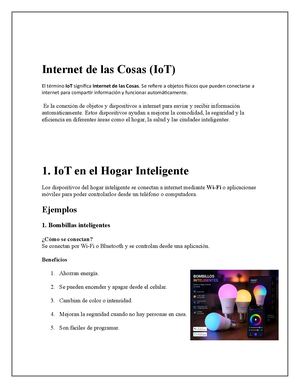 Internet De Las Cosas