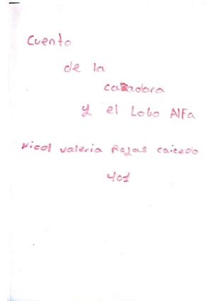 Cuenta De La Cazadora Y El Lobo Alfa