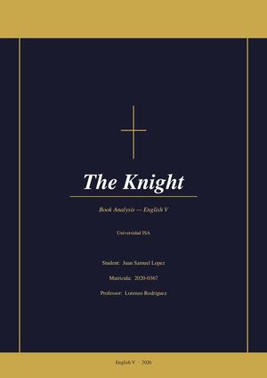 The Knight Book Analysis