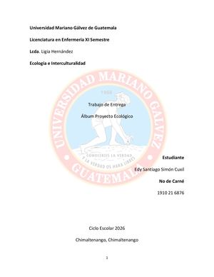 Album Ecología E Interculturalidad