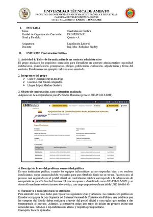 Contratación Pública (Aplicación)