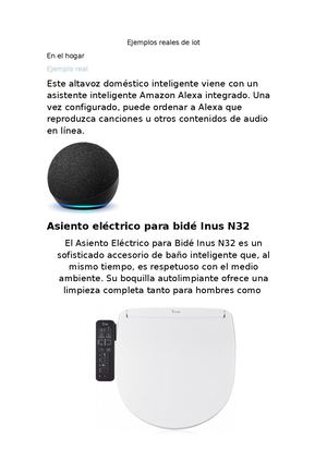 Ejemplos Reales De Iot