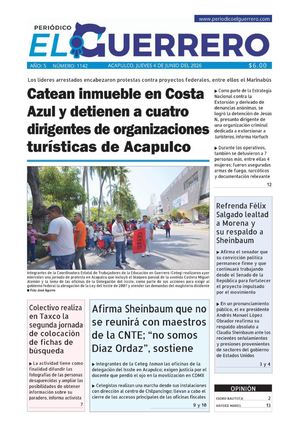Jueves 3 de junio del 2026