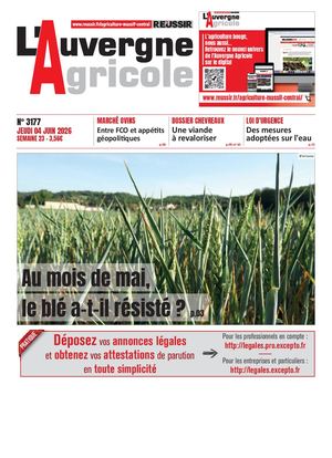 Auvergne Agricole N°3177