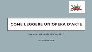 Come Leggere Un'opera D'arte 02 12 2024