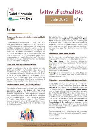 Lettre Actualites Printemps 2026