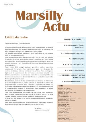 Marsilly Actu N°1 Définitif